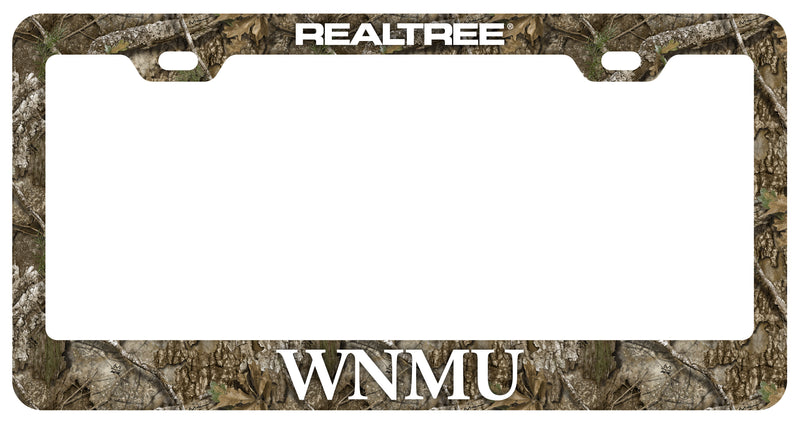 Western New Mexico University Officially Licensed Realtree Camo License Plate Frame