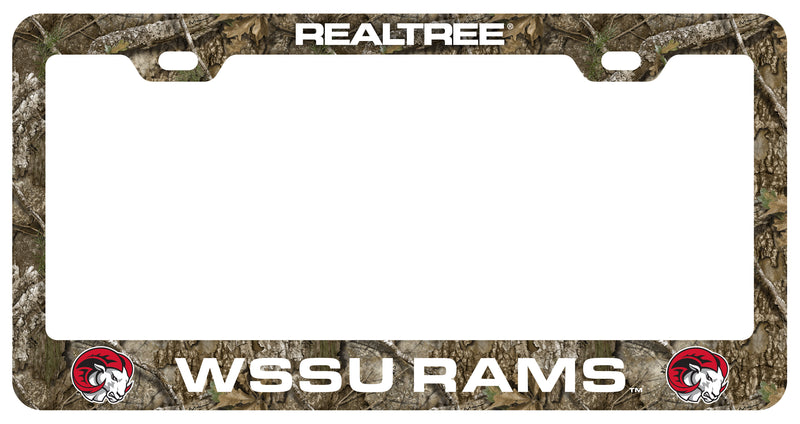 Winston-Salem State Officially Licensed Realtree Camo License Plate Frame
