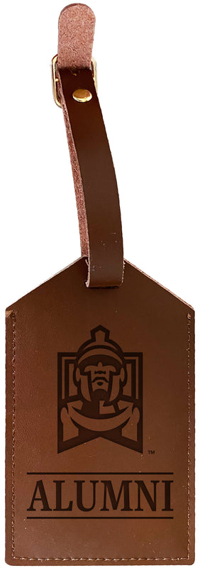 East Stroudsburg University Officially Licensed Engraved Leather Luggage Tag - College Alumni