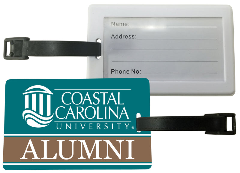 Coastal Carolina University Luggage Tag Alumni Design Officially Licensed Single
