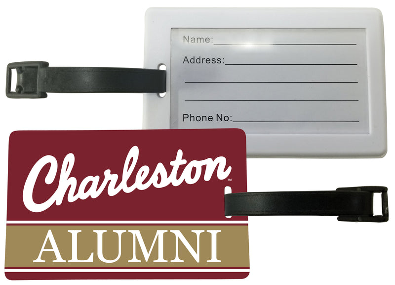 College of Charleston Luggage Tag Alumni Design Officially Licensed Single