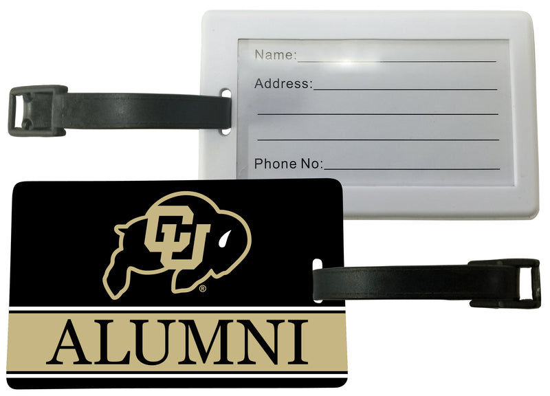 Colorado Buffaloes Luggage Tag Alumni Design Officially Licensed Single