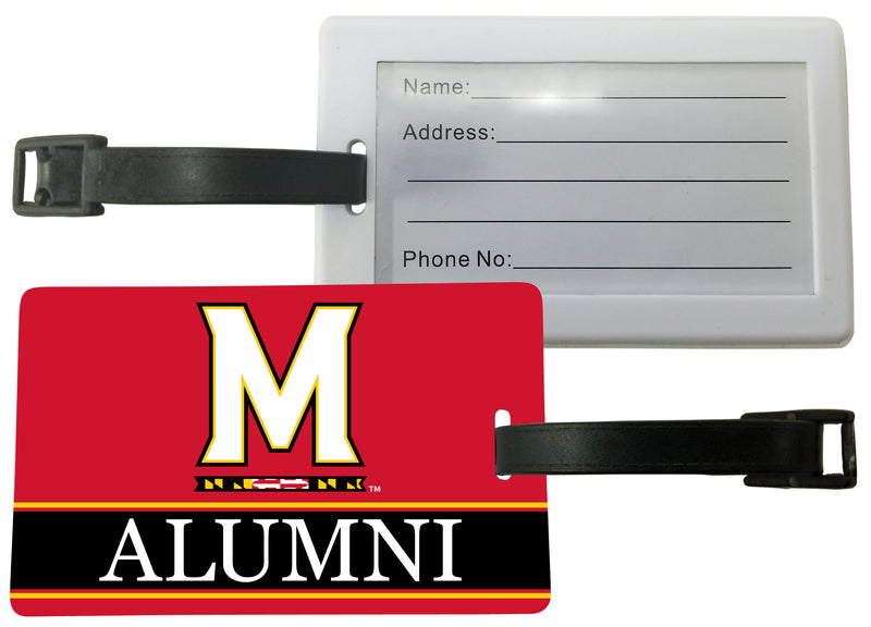 Maryland Terrapins Luggage Tag Alumni Design Officially Licensed Single