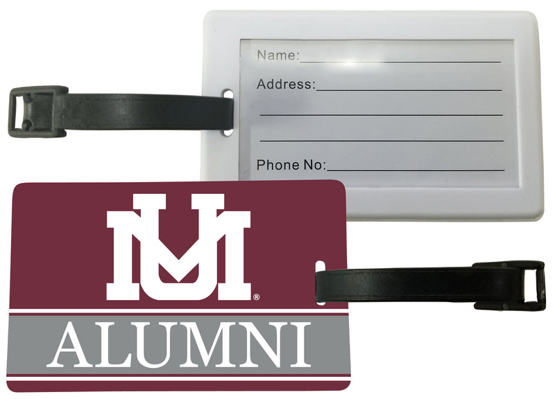 Montana University Luggage Tag Alumni Design Officially Licensed 4-Pack
