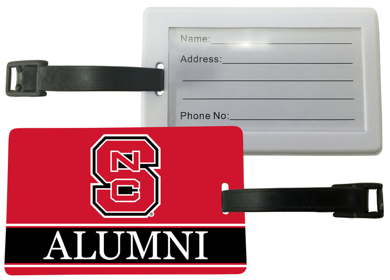 NC State Wolfpack Luggage Tag Alumni Design Officially Licensed Single