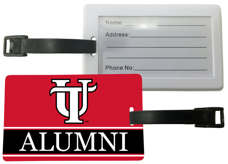 University of Tampa Spartans Luggage Tag Alumni Design Officially Licensed 2-Pack