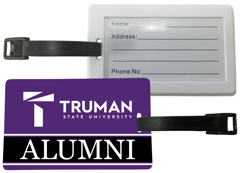Truman State University Luggage Tag Alumni Design Officially Licensed Single