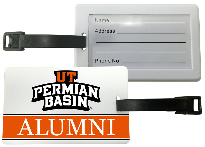 University of Texas of the Permian Basin Luggage Tag Alumni Design Officially Licensed Single