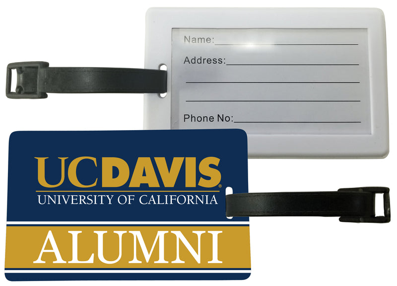 UC Davis Aggies Luggage Tag Alumni Design Officially Licensed 4-Pack
