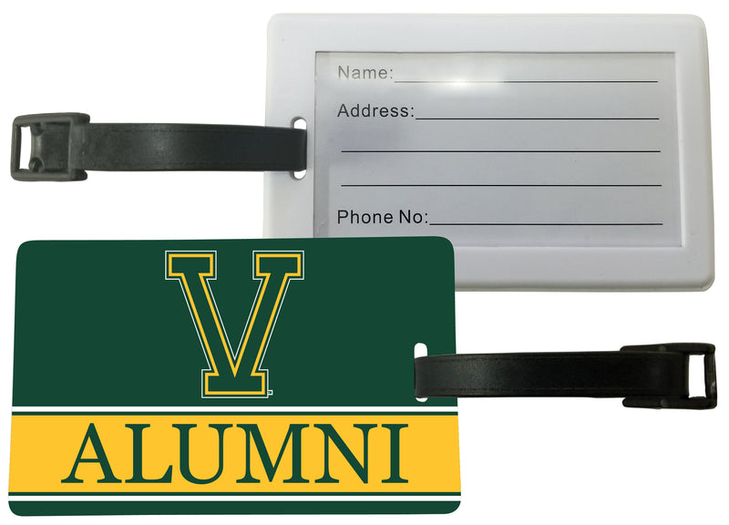 Vermont Catamounts Luggage Tag Alumni Design Officially Licensed 4-Pack