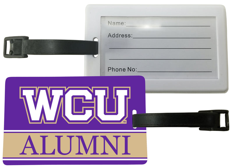 Western Carolina University Luggage Tag Alumni Design Officially Licensed Single