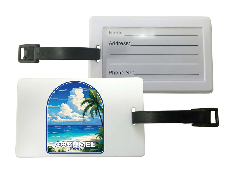 Cozumel Mexico Design C Souvenir Luggage Tag Single