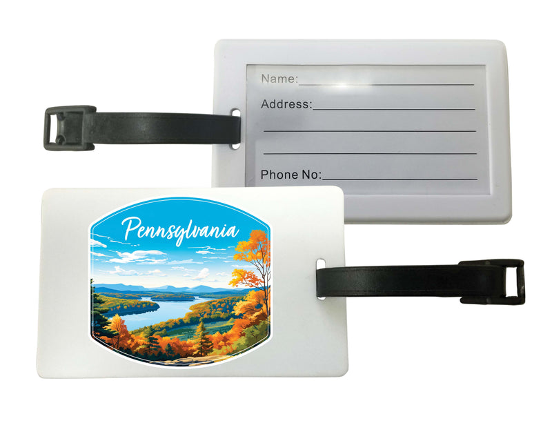 Pennsylvania Design C Souvenir Luggage Tag Single