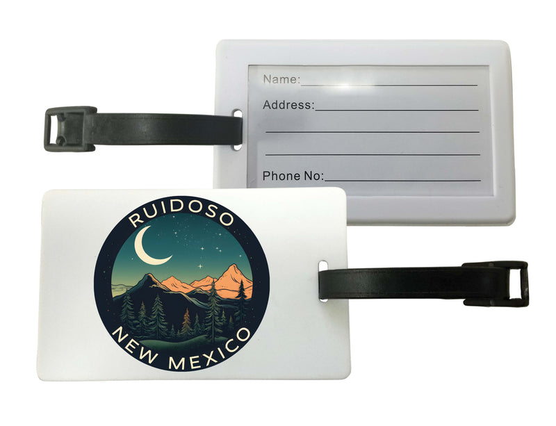 Ruidoso New Mexico Design A Souvenir Luggage Tag Single