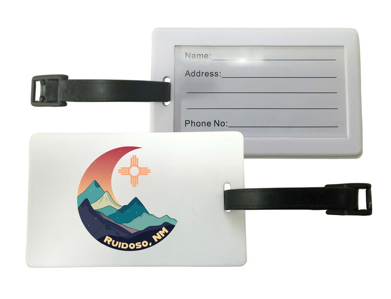 Ruidoso New Mexico Design C Souvenir Luggage Tag Single