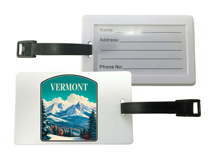 Vermont Design A Souvenir Luggage Tag 4-Pack