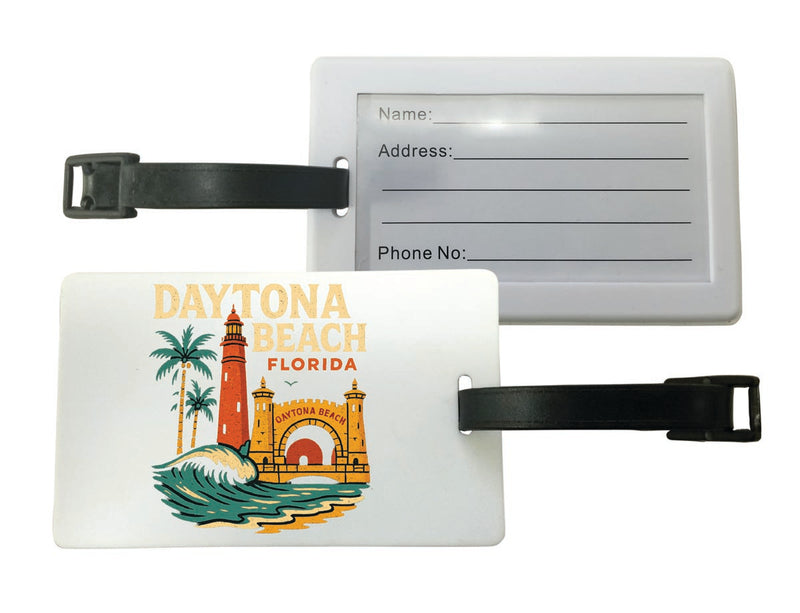 Daytona Beach Florida Vintage Design Souvenir Luggage Tag