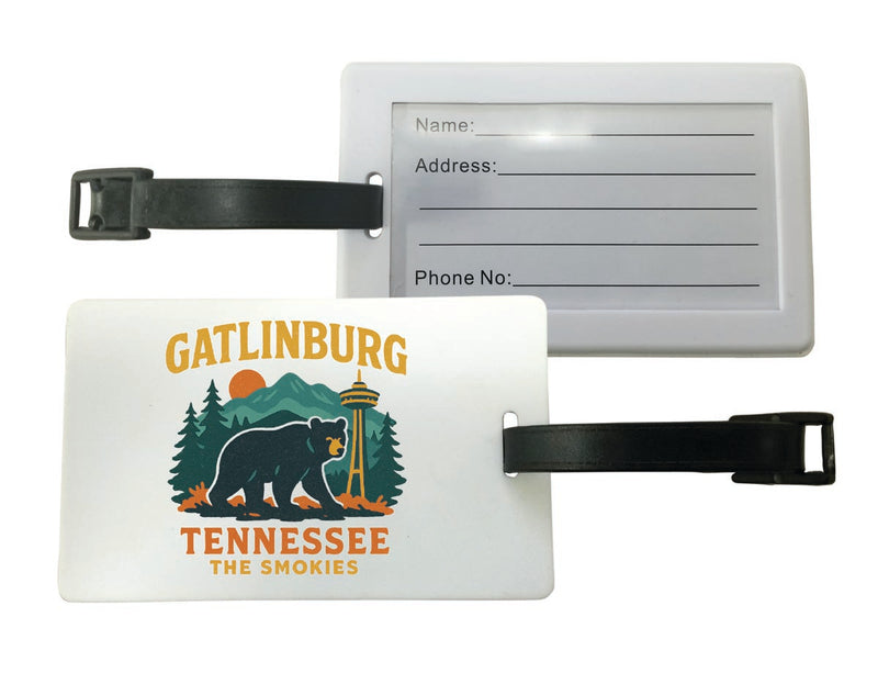 Gatlinburg Tennessee Vintage Design Souvenir Luggage Tag