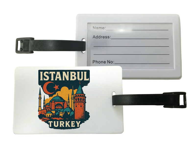 Istanbul Turkey Vintage Design Souvenir Luggage Tag