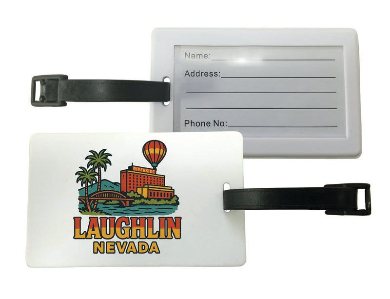 Laughlin Nevada Vintage Design Souvenir Luggage Tag