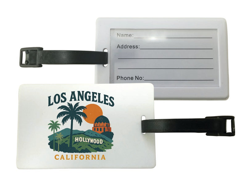 Los Angeles California Vintage Design Souvenir Luggage Tag