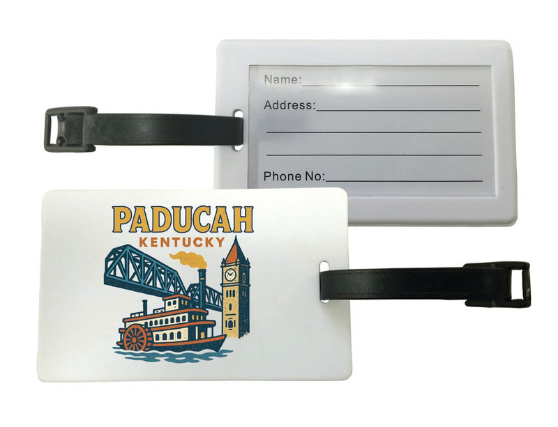 Paducah Kentucky Vintage Design Souvenir Luggage Tag
