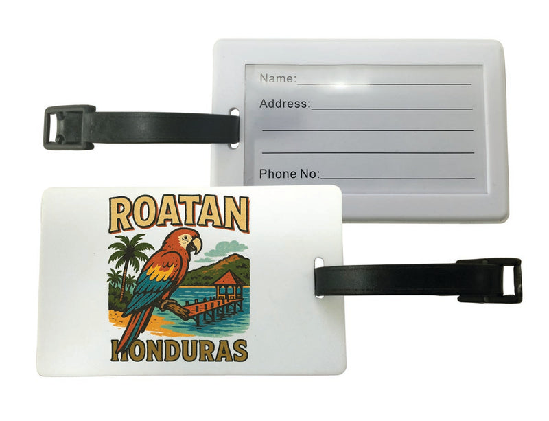 Roatan Honduras Vintage Design Souvenir Luggage Tag
