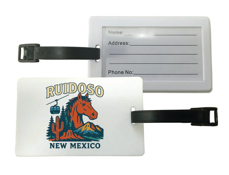 Ruidoso New Mexico Vintage Design Souvenir Luggage Tag