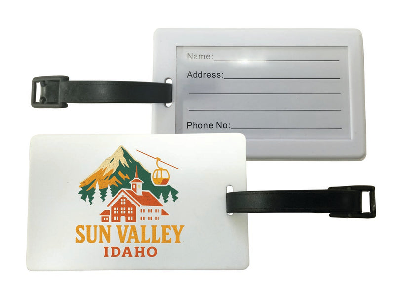 Sun Valley Idaho Vintage Design Souvenir Luggage Tag