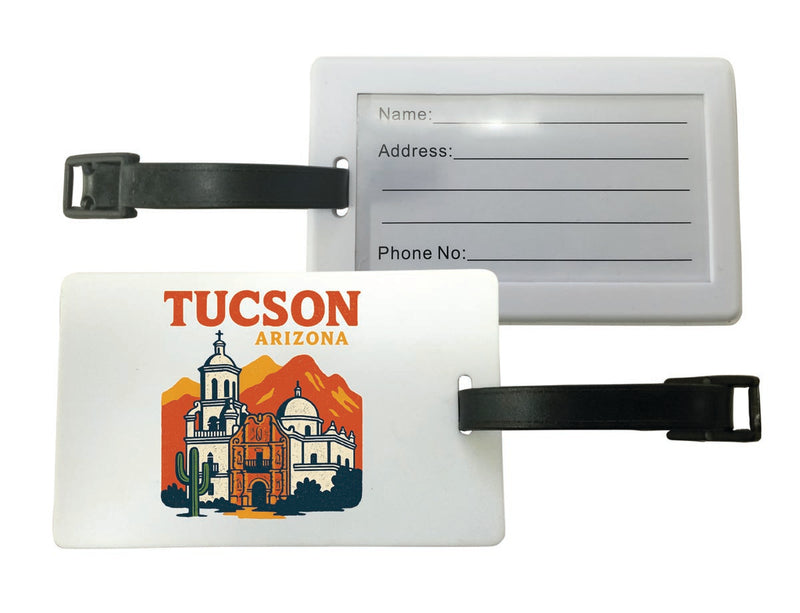 Tucson Arizona Vintage Design Souvenir Luggage Tag