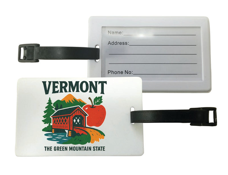 Vermont Vintage Design Souvenir Luggage Tag