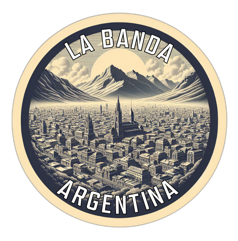 La Banda Argentina Souvenir Die Cut Flat Magnet 2-Inch