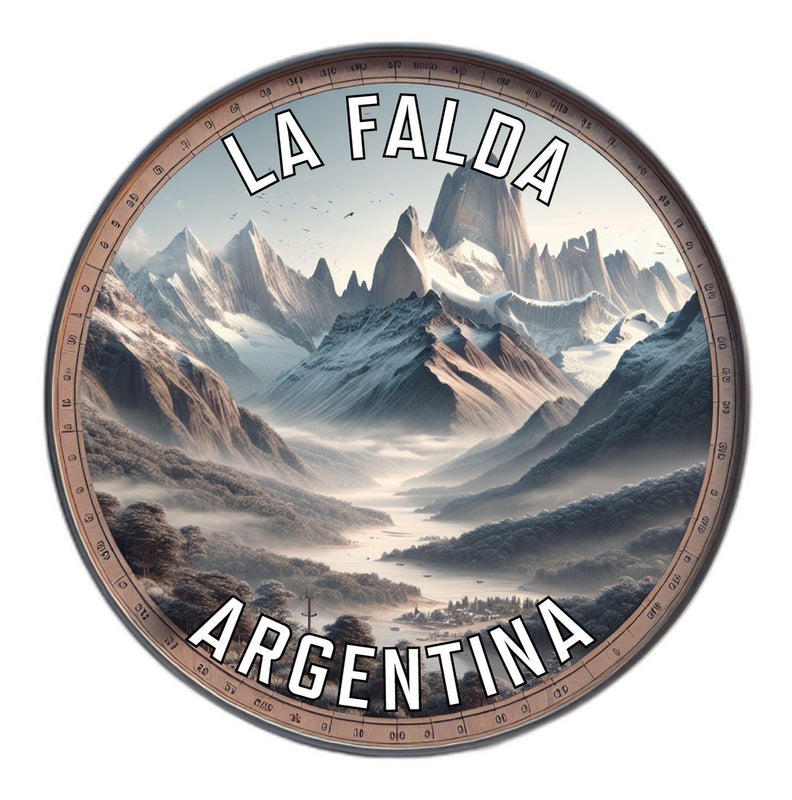 La Falda Argentina Souvenir Die Cut Flat Magnet 2-Inch
