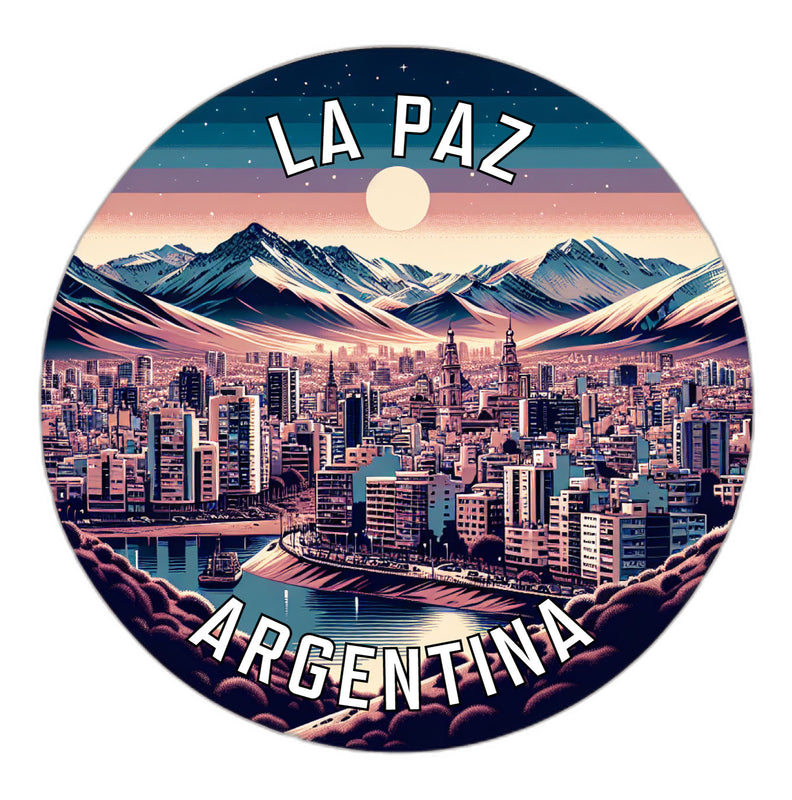 La Paz Argentina Souvenir Die Cut Flat Magnet 2-Inch