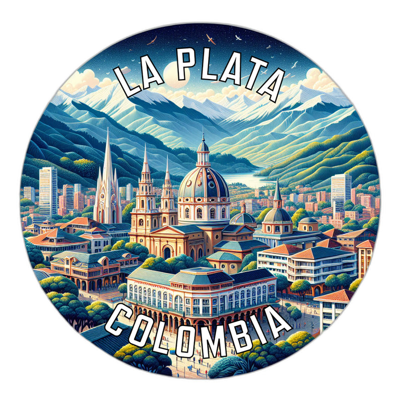 La Plata Colombia Souvenir Vinyl Decal Sticker 2-Inch