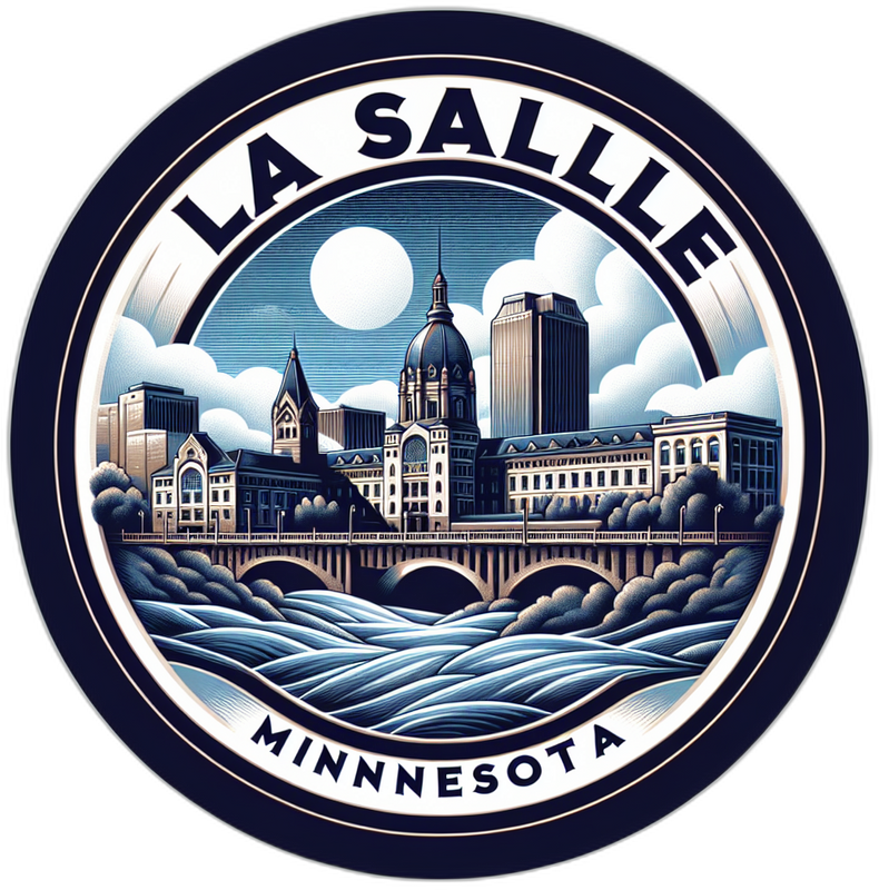 La Salle Minnesota Souvenir Vinyl Decal Sticker 3-Inch