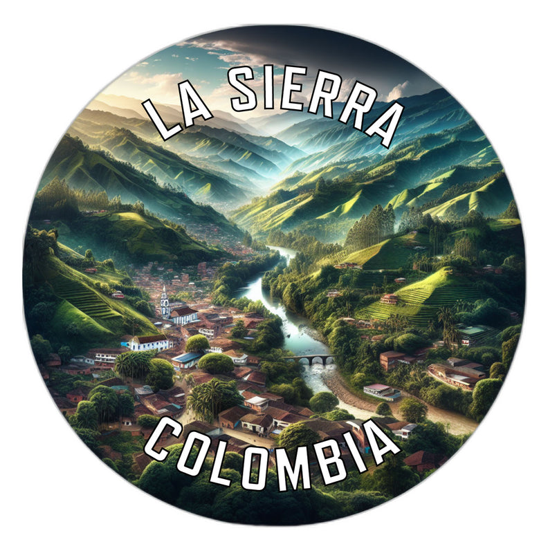 La Sierra Colombia Souvenir Die Cut Flat Magnet 4-Inch