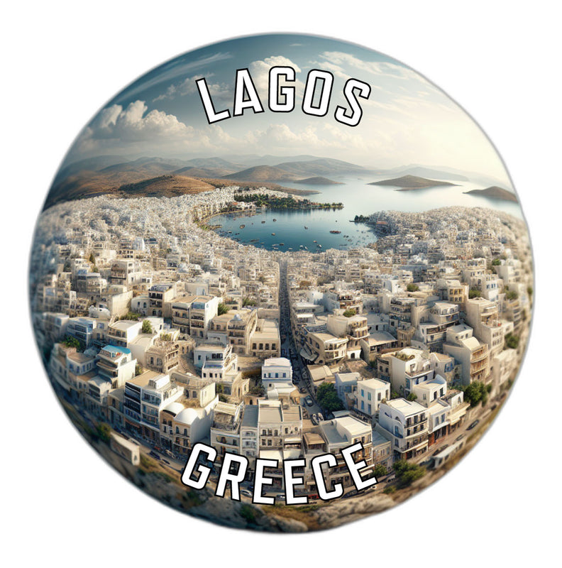 Lagos Greece Souvenir Vinyl Decal Sticker 2-Inch