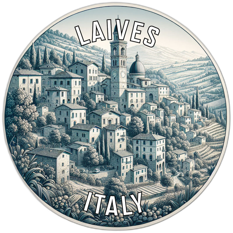 Laives Italy Souvenir Die Cut Flat Magnet 2-Inch