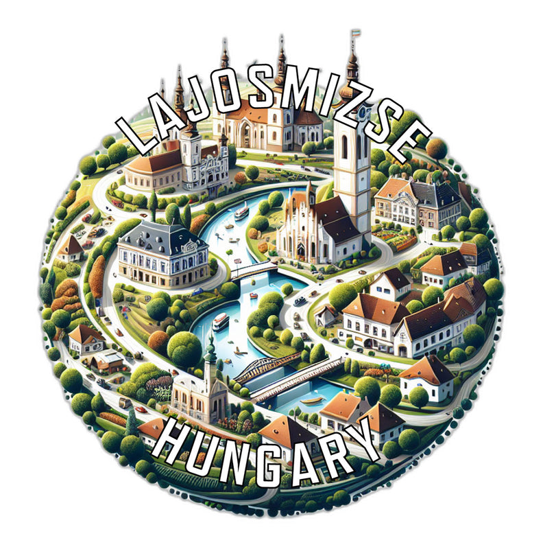 Lajosmizse Hungary Souvenir Vinyl Decal Sticker 2-Inch