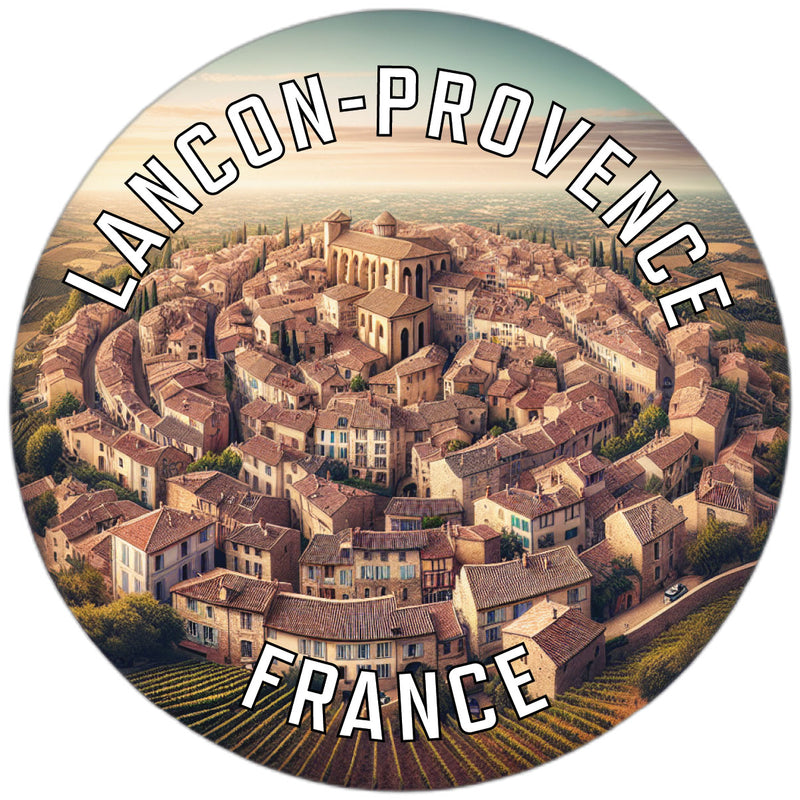Lancon Provence France Souvenir Die Cut Flat Magnet 3-Inch