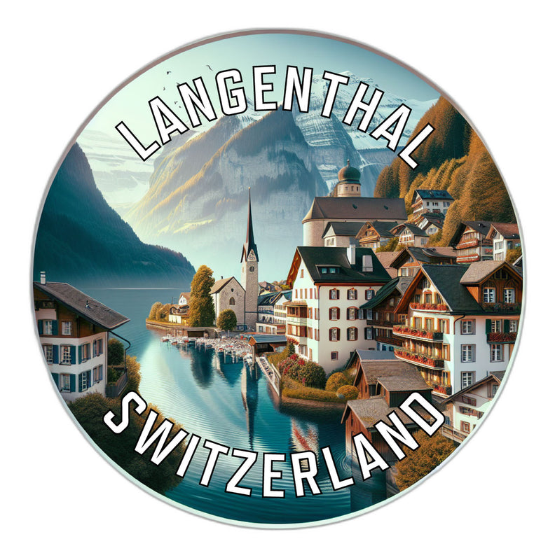 Langenthal Switzerland Souvenir Vinyl Decal Sticker 2-Inch