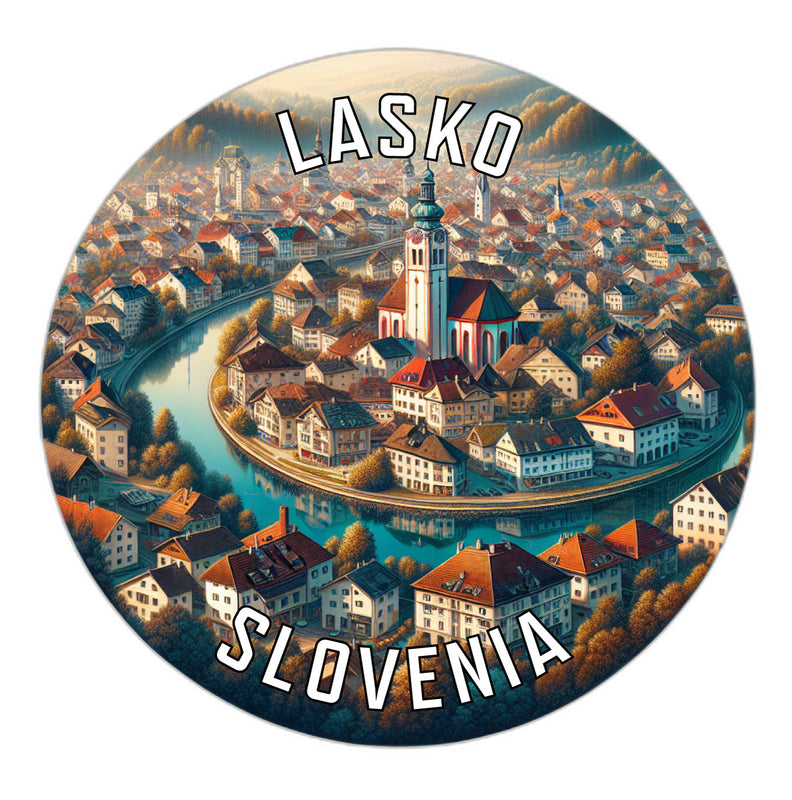 Lasko Slovenia Souvenir Vinyl Decal Sticker 2-Inch