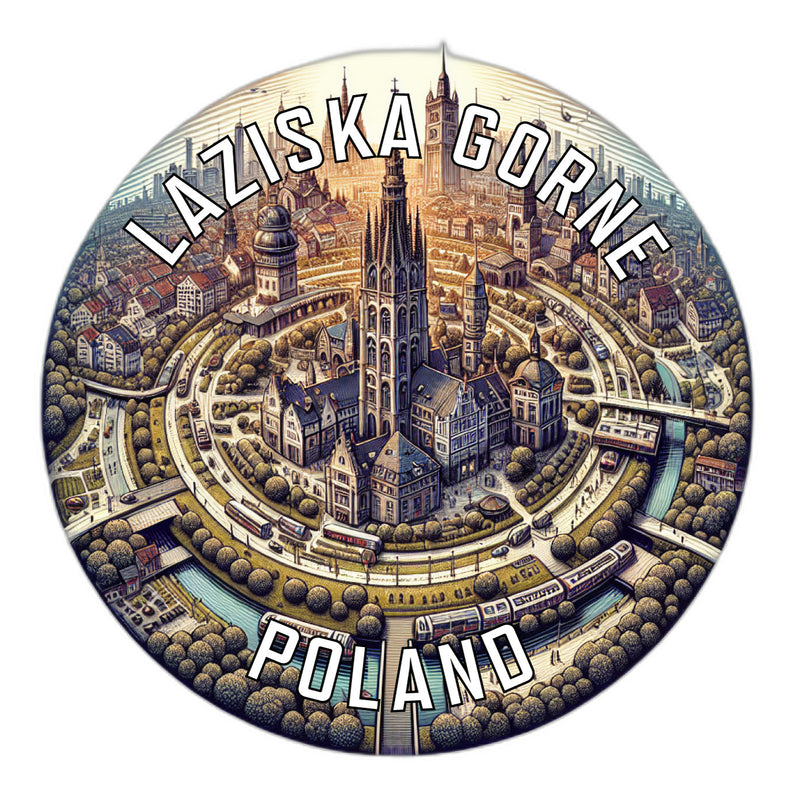 Laziska Gorne Poland Souvenir Vinyl Decal Sticker 2-Inch