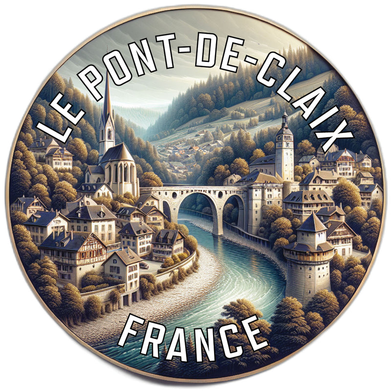 Le Pont de Claix France Souvenir Vinyl Decal Sticker 4-Inch