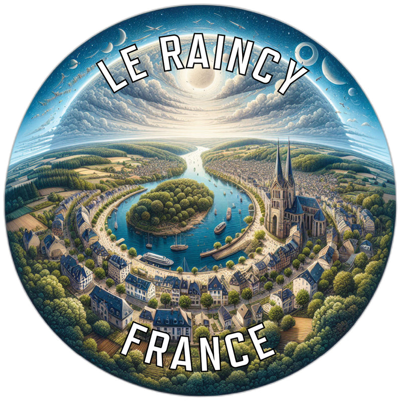 Le Raincy France Souvenir Vinyl Decal Sticker 4-Inch