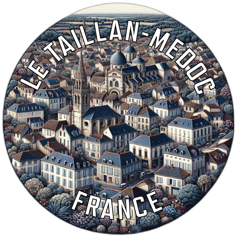 Le Taillan Medoc France Souvenir Vinyl Decal Sticker 2-Inch