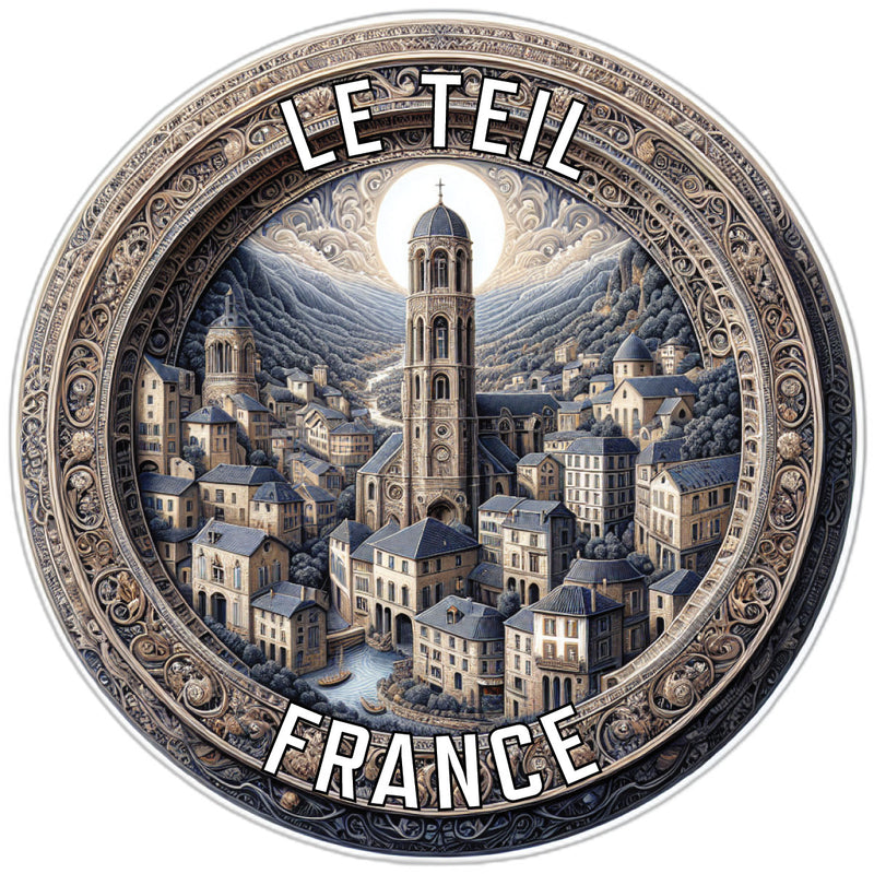 Le Teil France Souvenir Vinyl Decal Sticker 2-Inch