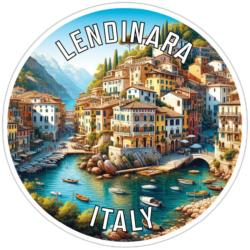 Lendinara Italy Souvenir Die Cut Flat Magnet 4-Inch