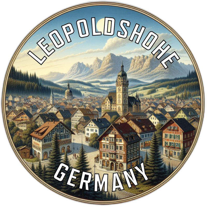 Leopoldshohe Germany Souvenir Die Cut Flat Magnet 6-Inch
